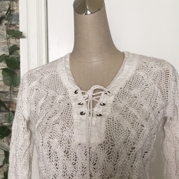 Tommy Bahama Women’s White Knitted Top Sz XS - Picture 5 of 12